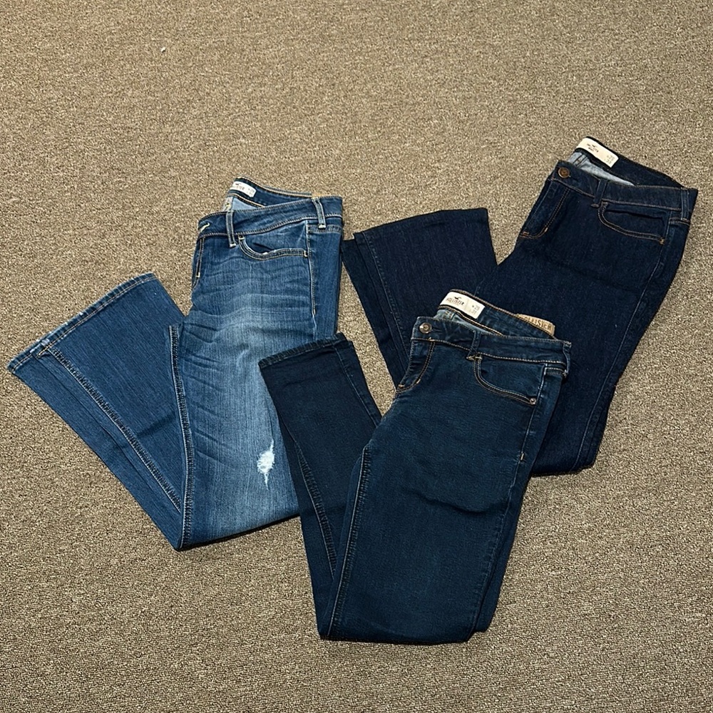 Hollister Blue Straight Leg Jeans Classic Style